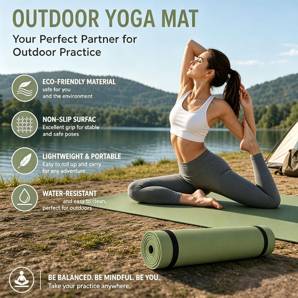 Non Slip EVA Yoga Mat Lightwei - Outdoor Camping Rugs ulasan dan harga