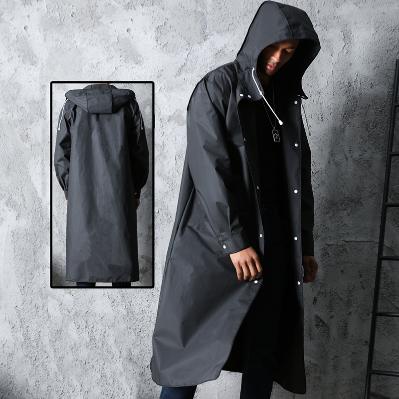 Black Fashion Adult Waterproof - Camping Rain Poncho ulasan dan harga