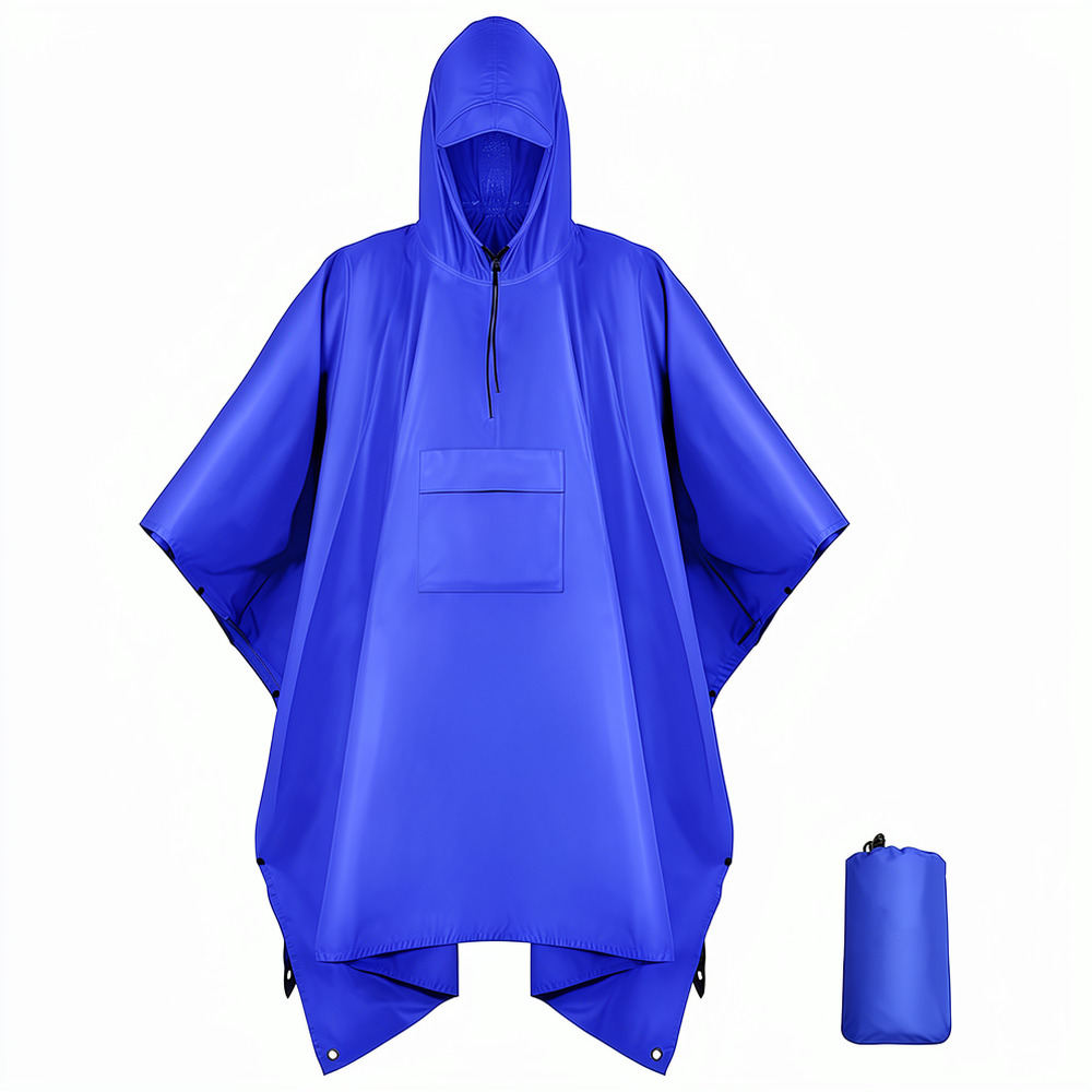 Durable Waterproof Rain Poncho - Camping Rain Poncho ulasan dan harga